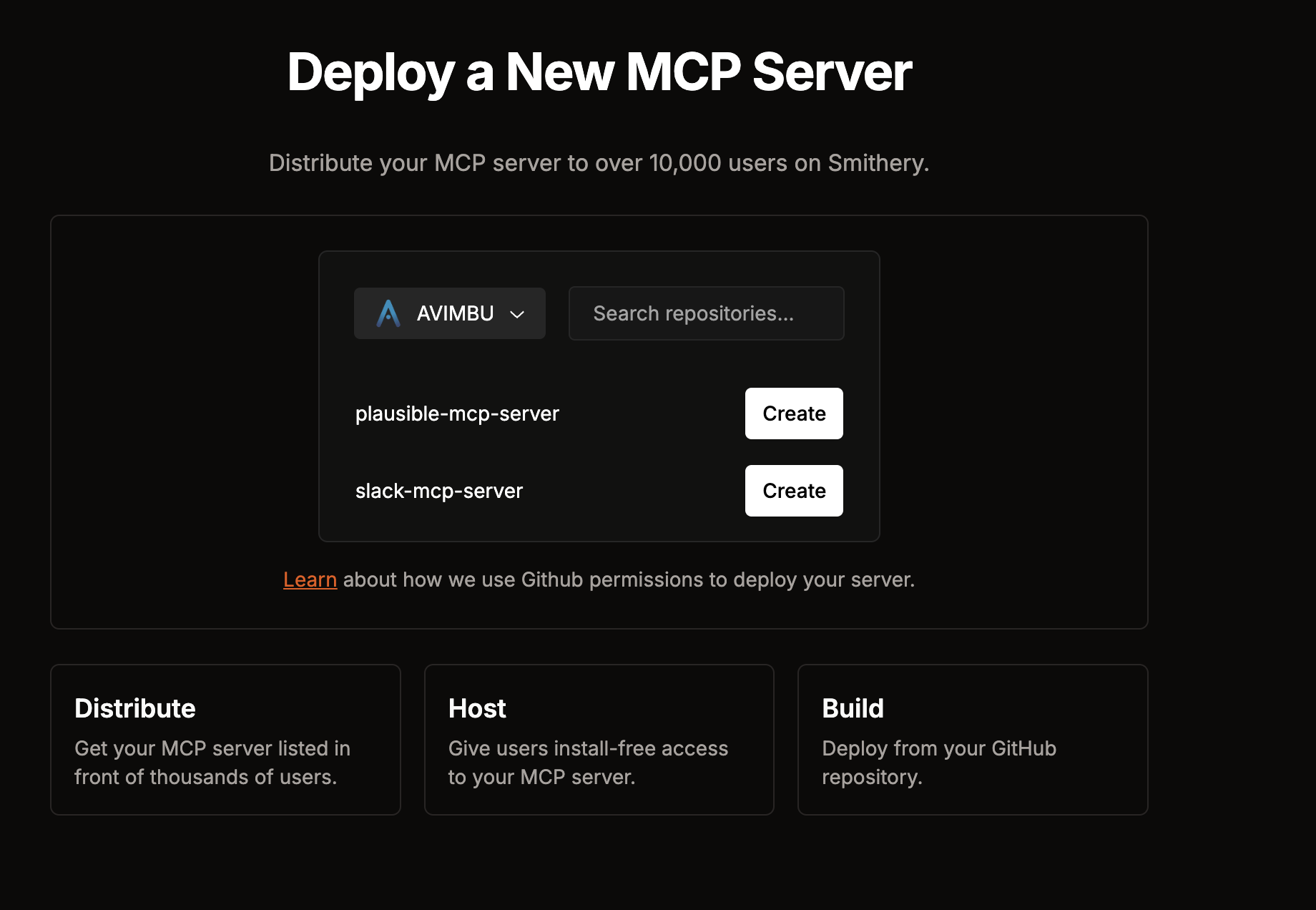 The Add Server section of smithery.ai